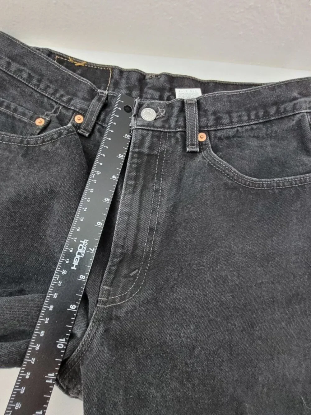 Vintage Levis 550 Jeans‎ 33x32 Black Denim Relaxed Fit Straight Leg Y2K USA Made